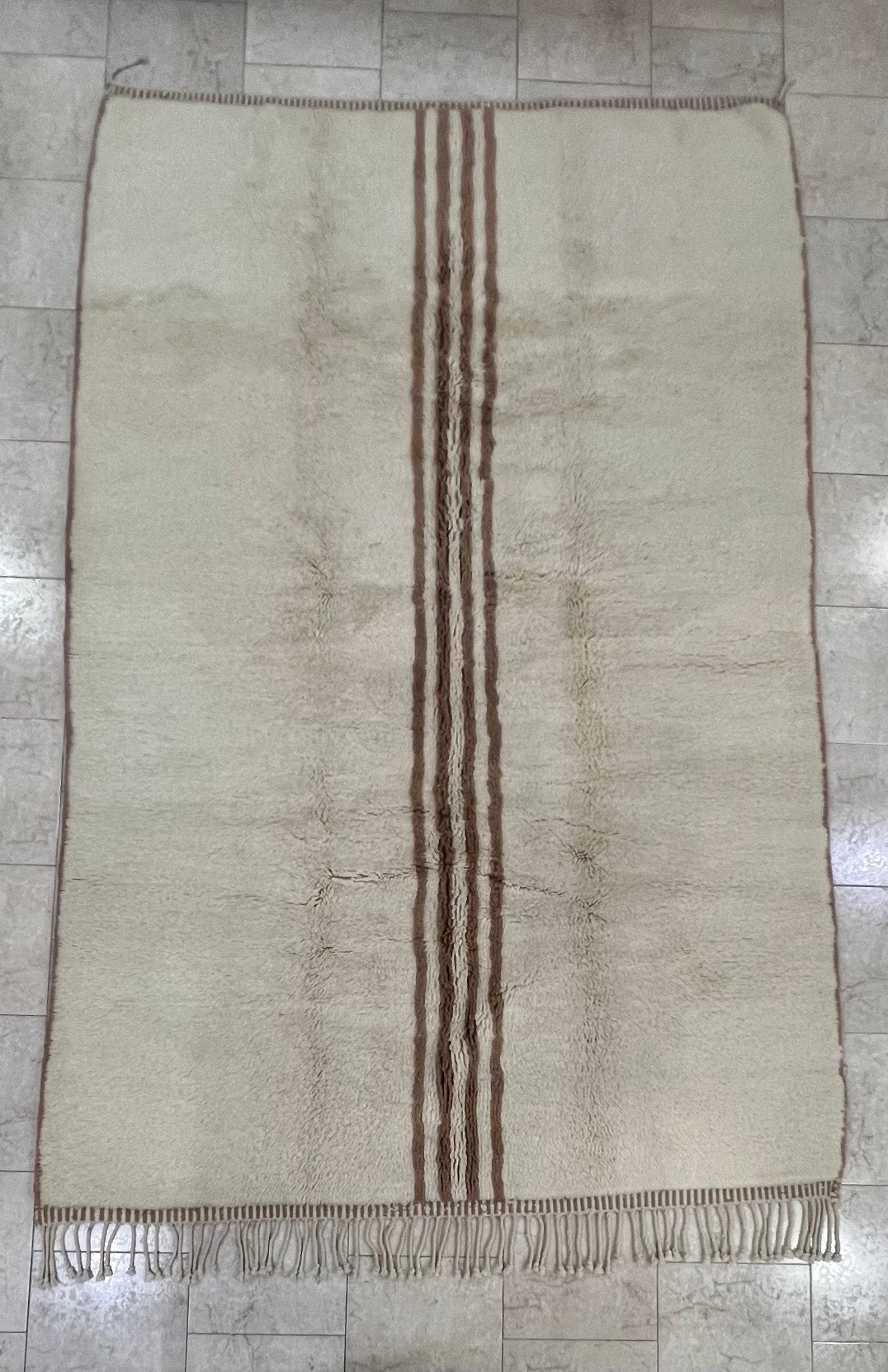 Contemporary Beni Mrirt Berber Rug 10'60" x 6'79" - 323 cm x 207 cm (Wool) - Dar Bouchaib Marrakech
