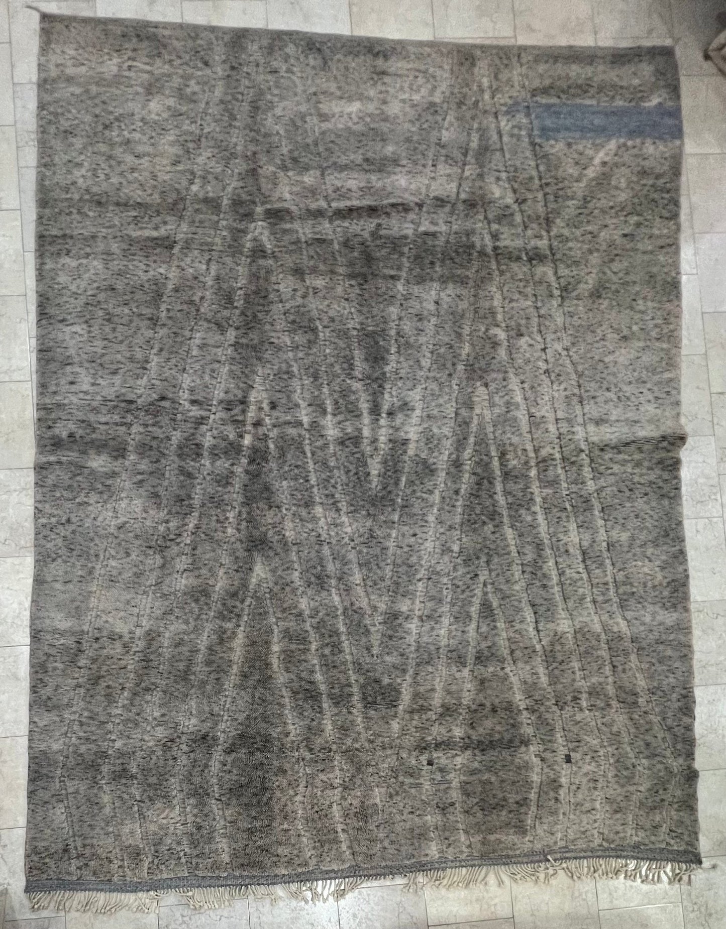 Contemporary Beni Mrirt Berber Rug 12'96" x 9'94" - 395 cm x 303 cm (Wool) - Dar Bouchaib Marrakech