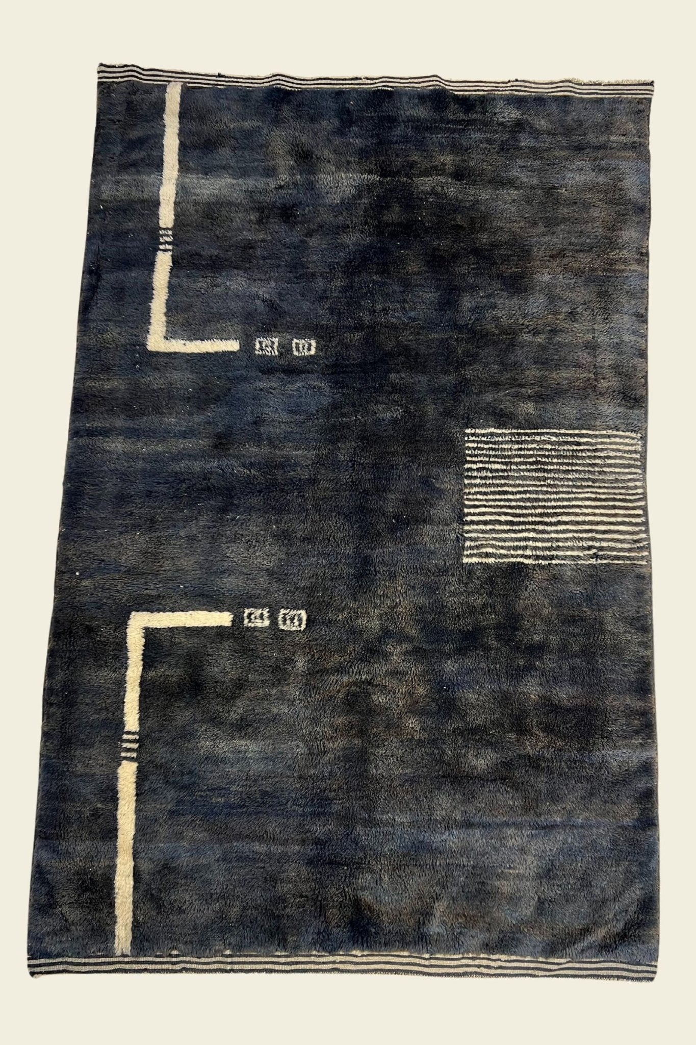 Contemporary Beni Mrirt Berber Rug 6'00" x 9'58" - 183 cm x 292 cm (Wool) - Dar Bouchaib Marrakech