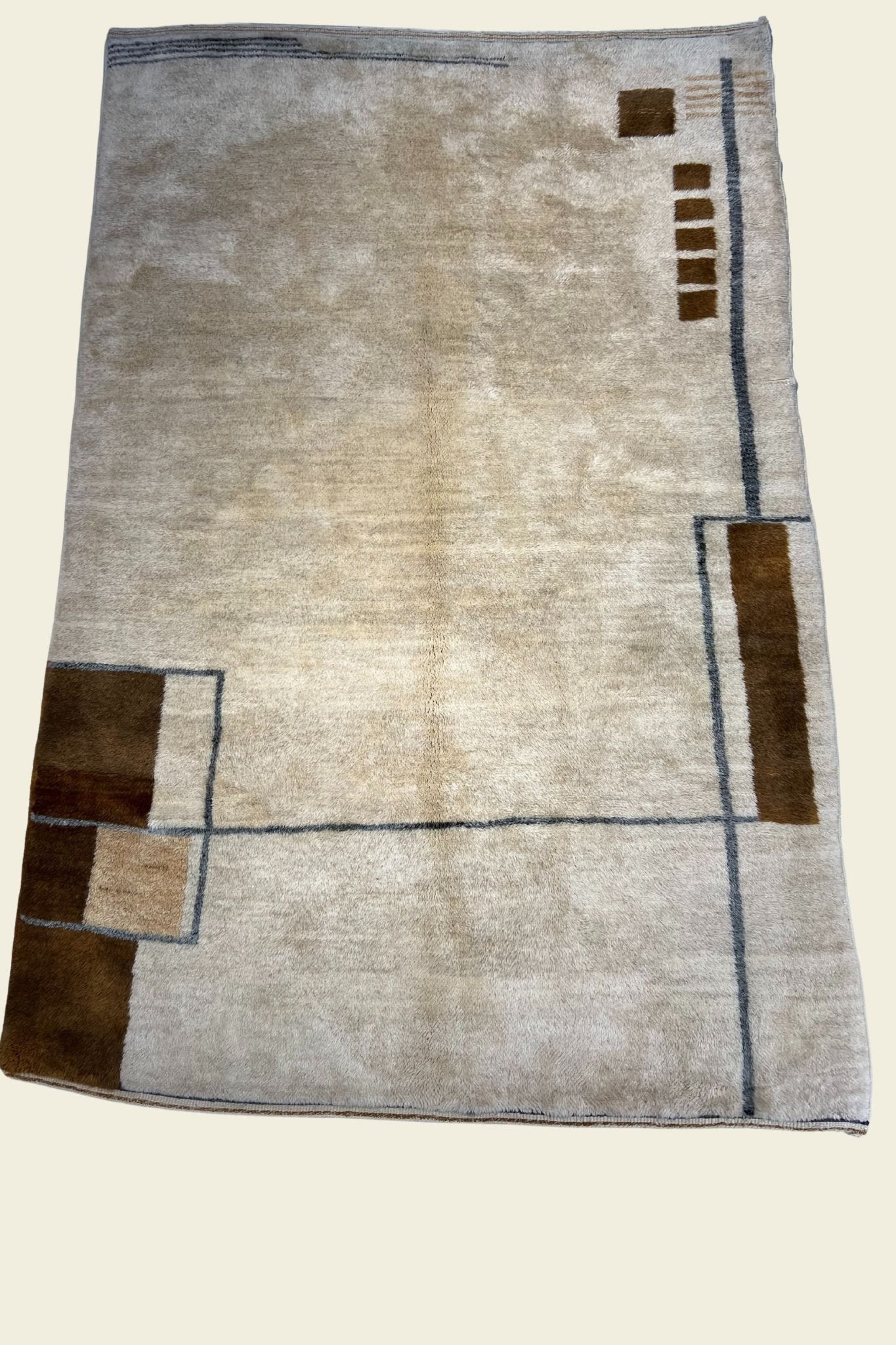 Contemporary Beni Mrirt Berber Rug 6'56" x 10'10" - 200 cm x 308 cm (Wool) - Dar Bouchaib Marrakech