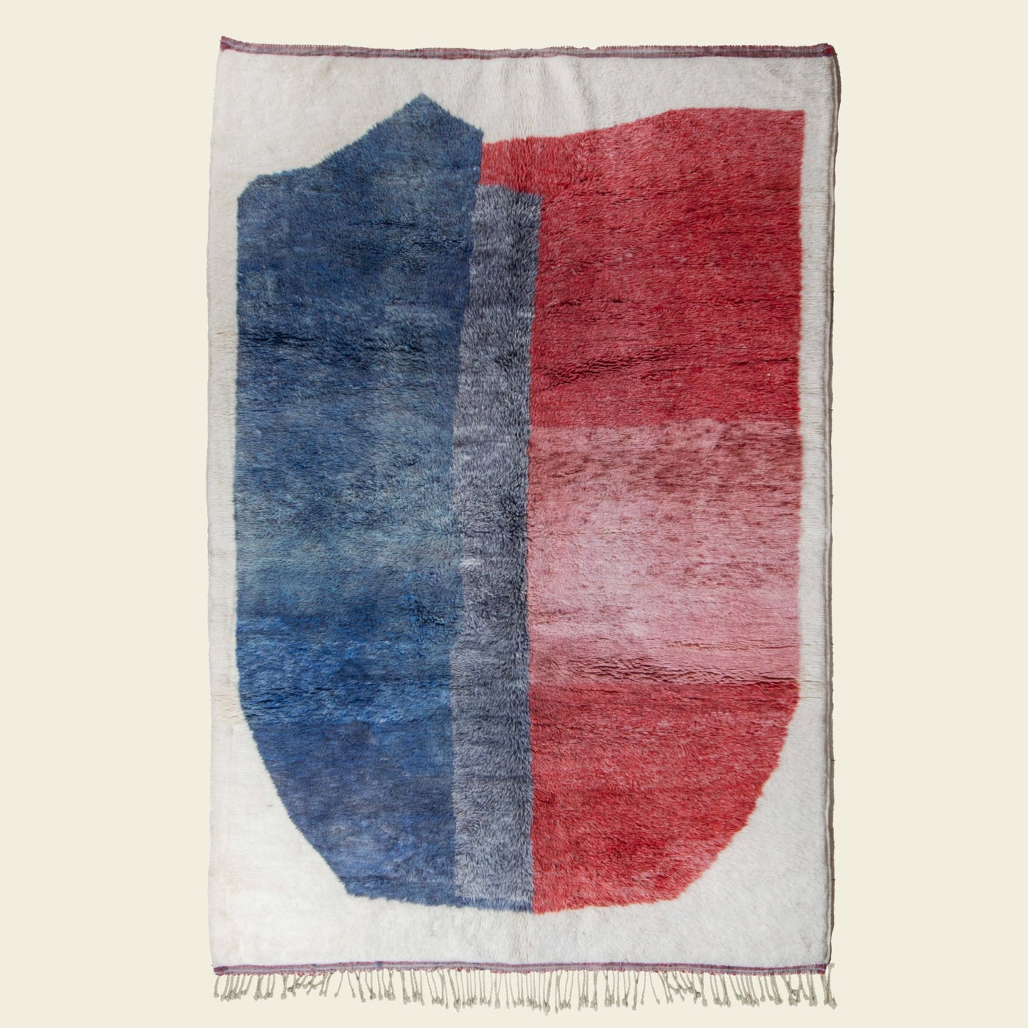 Contemporary Beni Mrirt Berber Rug 6'72" x 10'40" - 205 cm x 317 cm (Wool) - Dar Bouchaib Marrakech