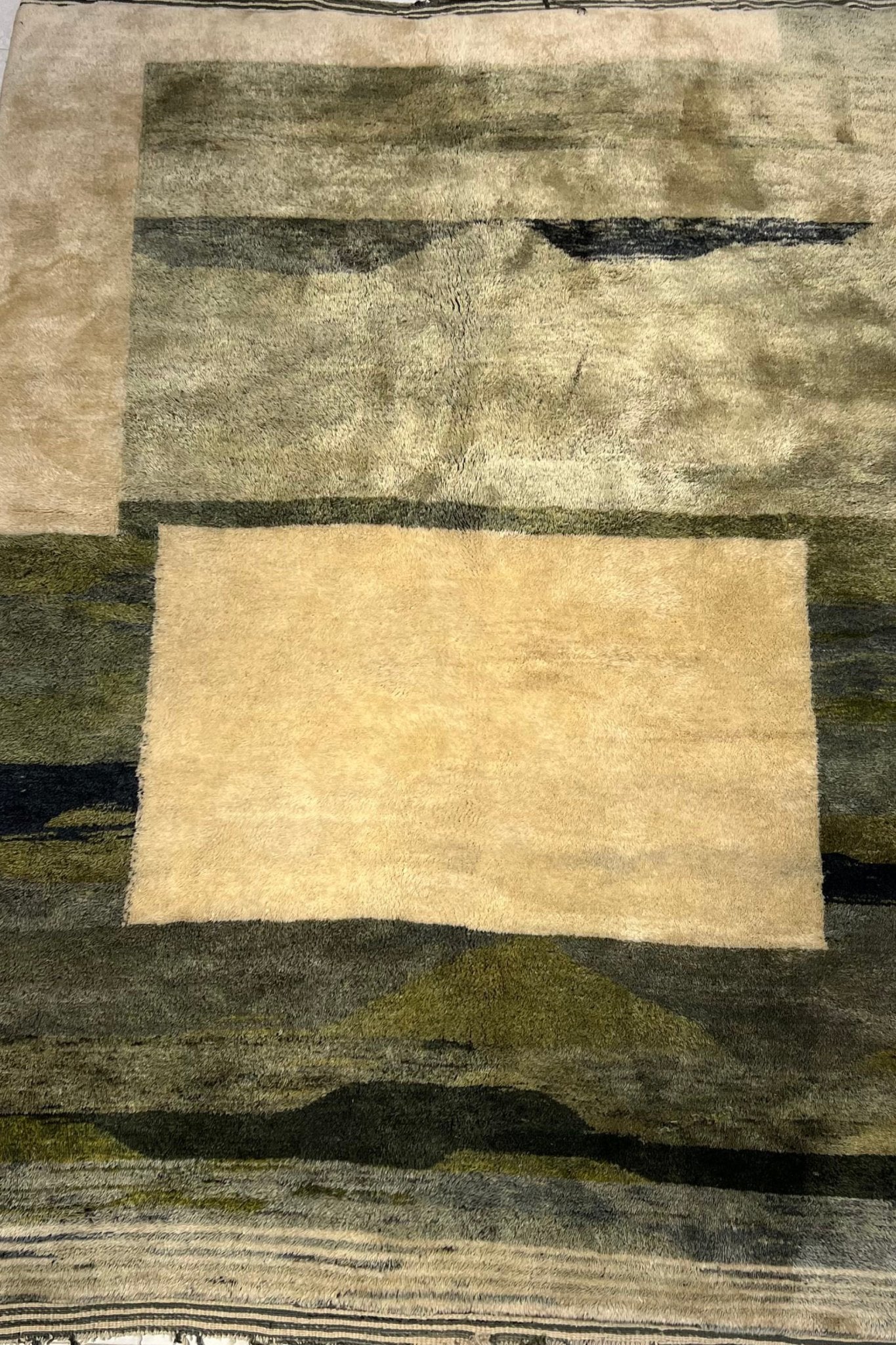 Contemporary Beni Mrirt Berber Rug 6'88" x 9'41" - 210 cm x 287 cm (Wool) - Dar Bouchaib Marrakech