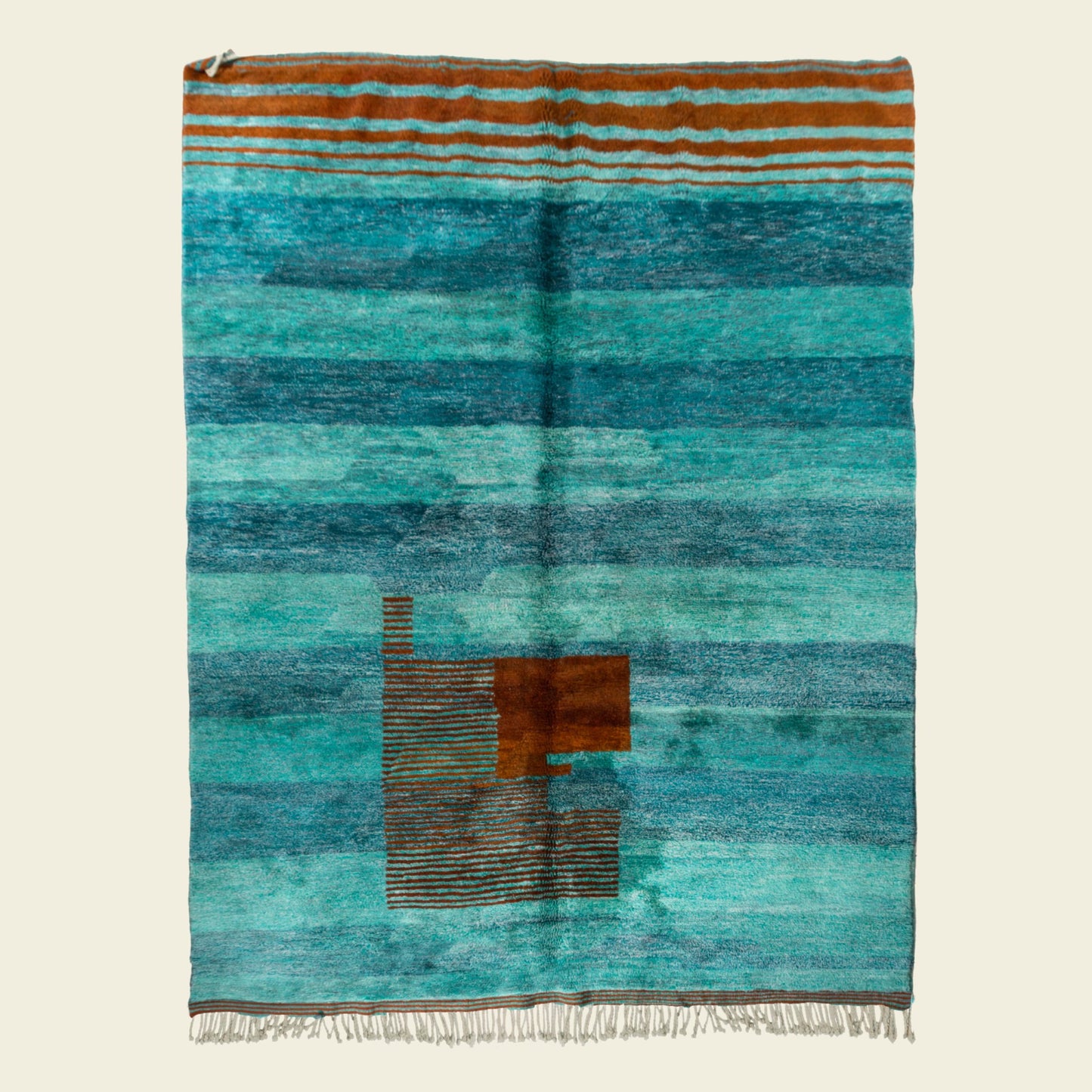 Contemporary Beni Mrirt Berber Rug 8'10" x 10'66" - 247 cm x 325 cm (Wool) - Dar Bouchaib Marrakech