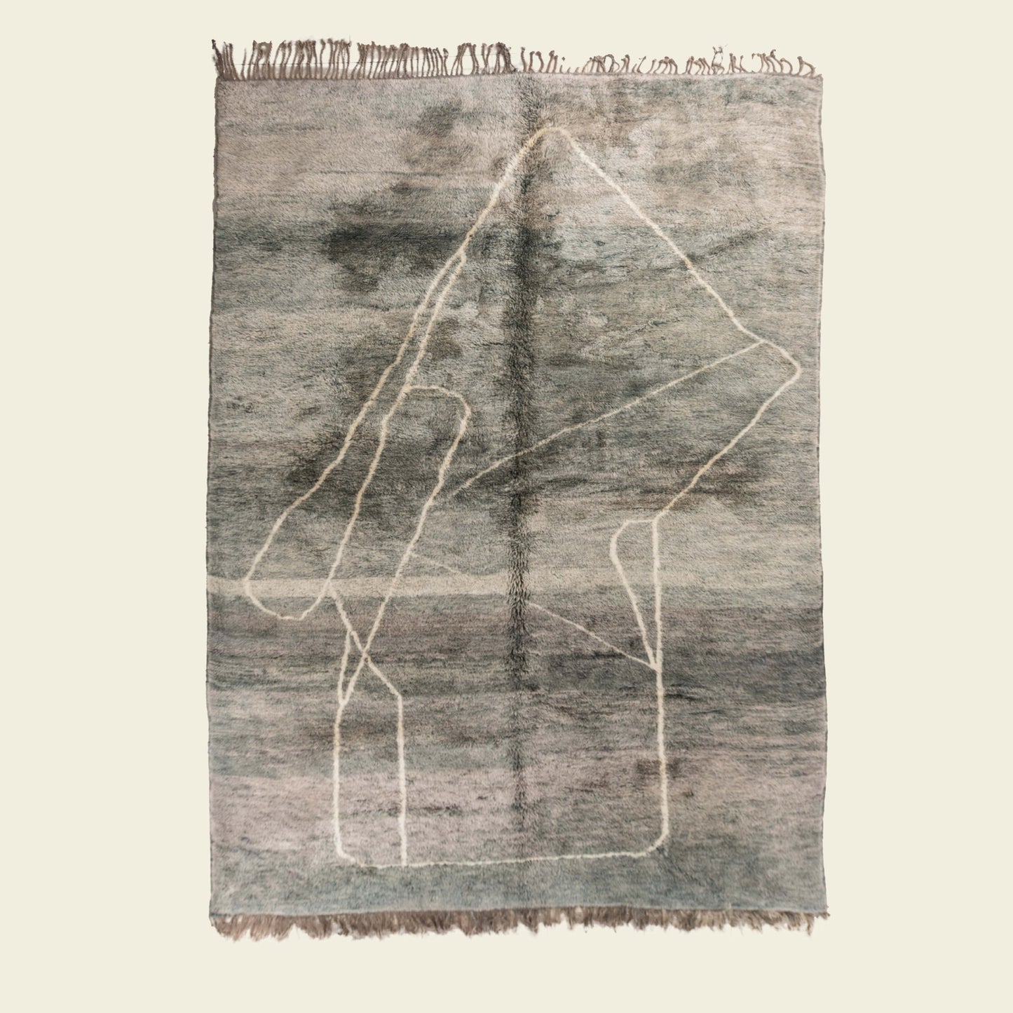 Contemporary Beni Mrirt Berber Rug 8'20" x 11'45" - 250 cm x 349 cm (Wool) - Dar Bouchaib Marrakech