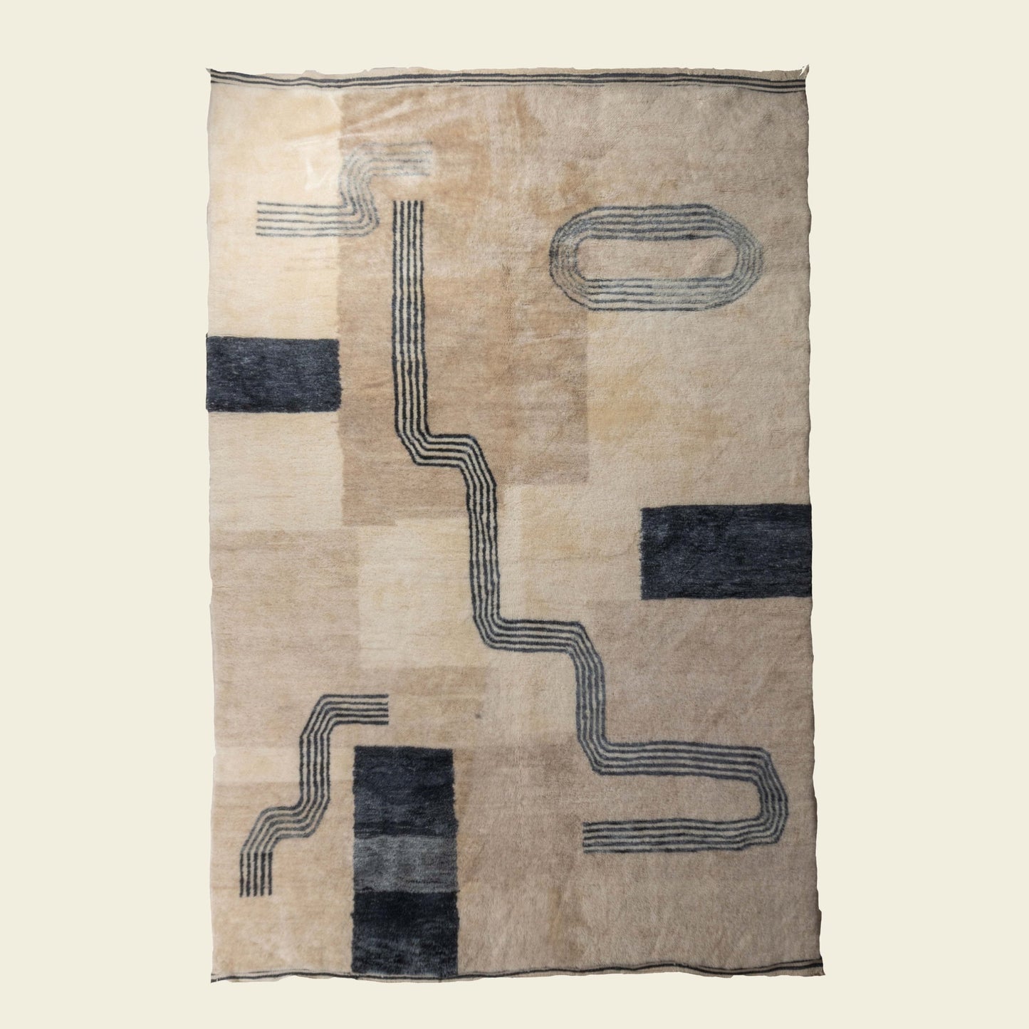 Contemporary Beni Mrirt Berber Rug 8'20" x 12'46" - 250 cm x 380 cm (Wool) - Dar Bouchaib Marrakech