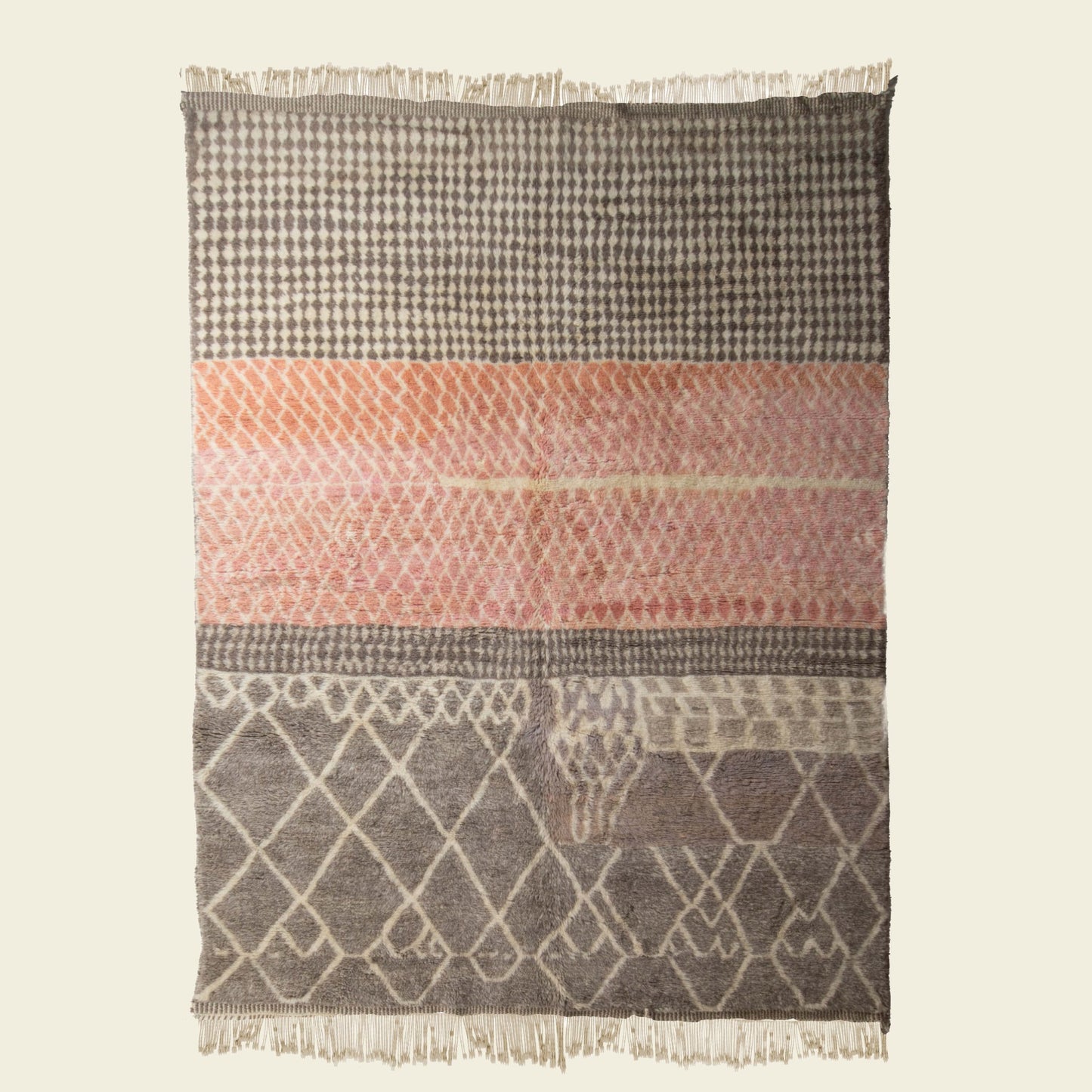 Contemporary Beni Mrirt Berber Rug 8'33" x 11'05" - 254 cm x 337 cm (Wool) - Dar Bouchaib Marrakech