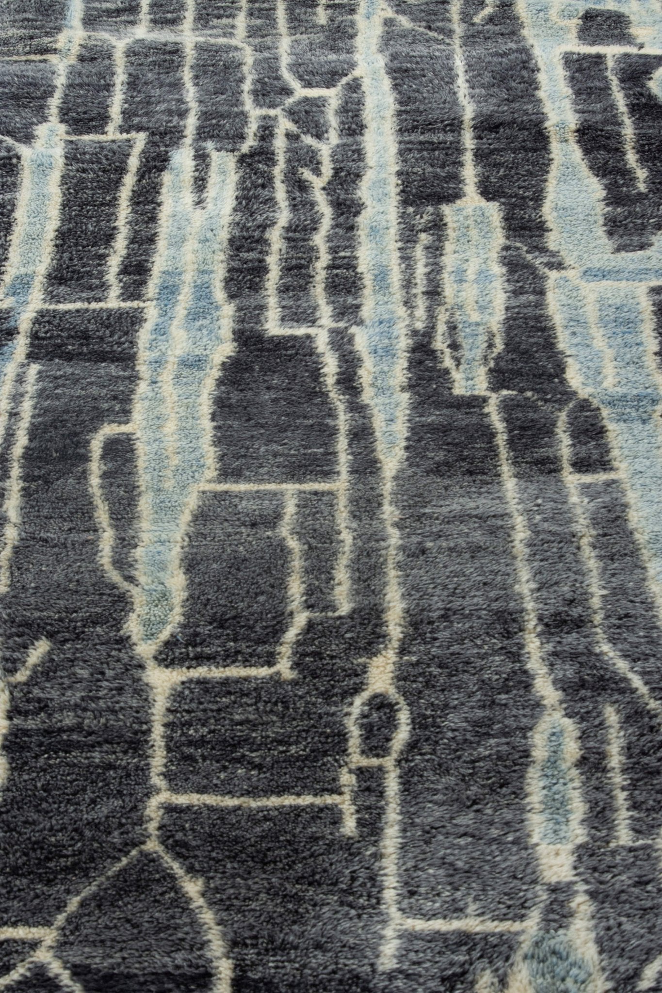 Contemporary Beni Mrirt Berber Rug 9'18" x 12'23" - 280 cm x 373 cm (Wool) - Dar Bouchaib Marrakech