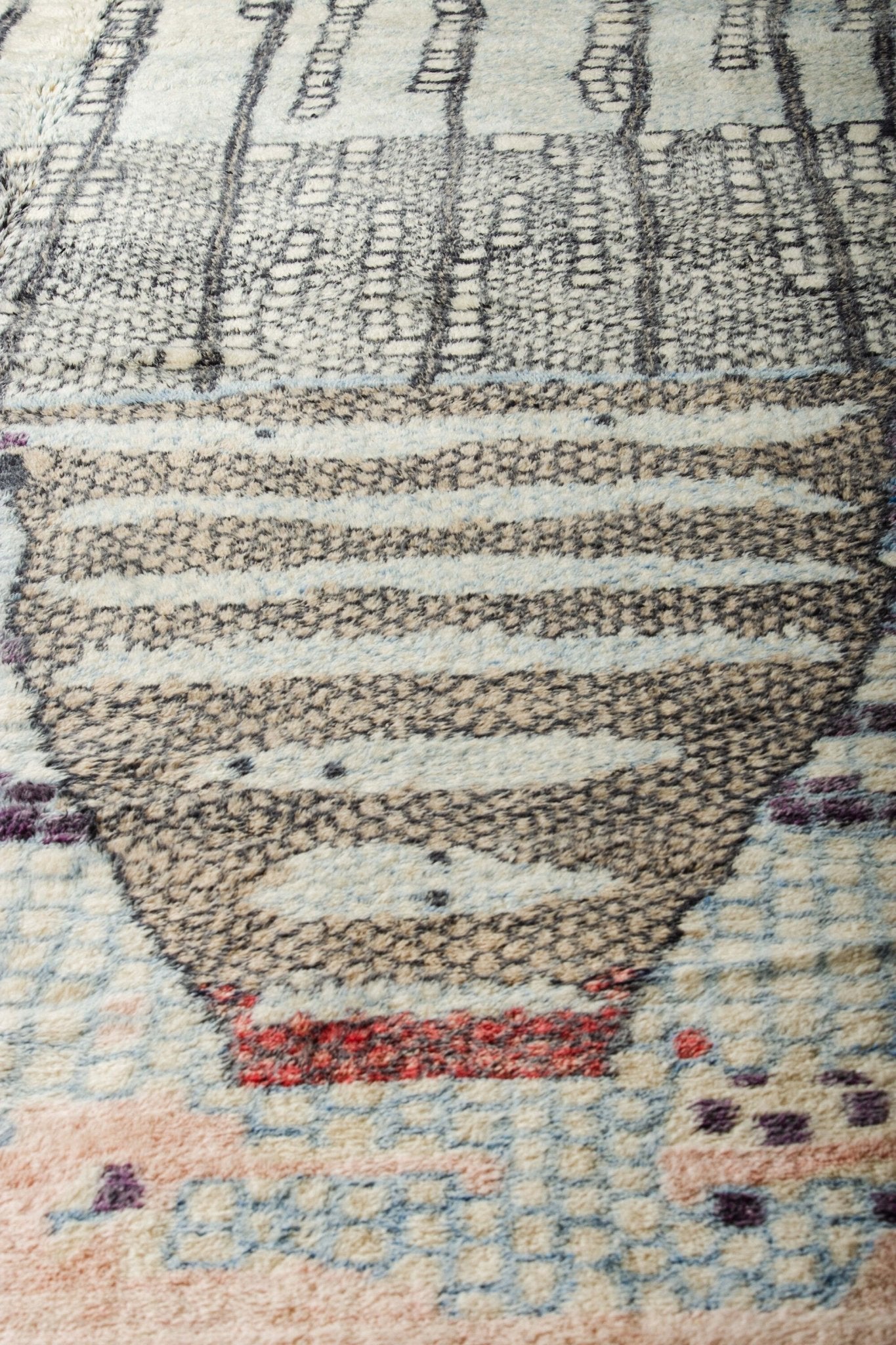 Contemporary Beni Mrirt Berber Rug 9'51" x 12'79" - 290 cm x 390 cm (Wool) - Dar Bouchaib Marrakech