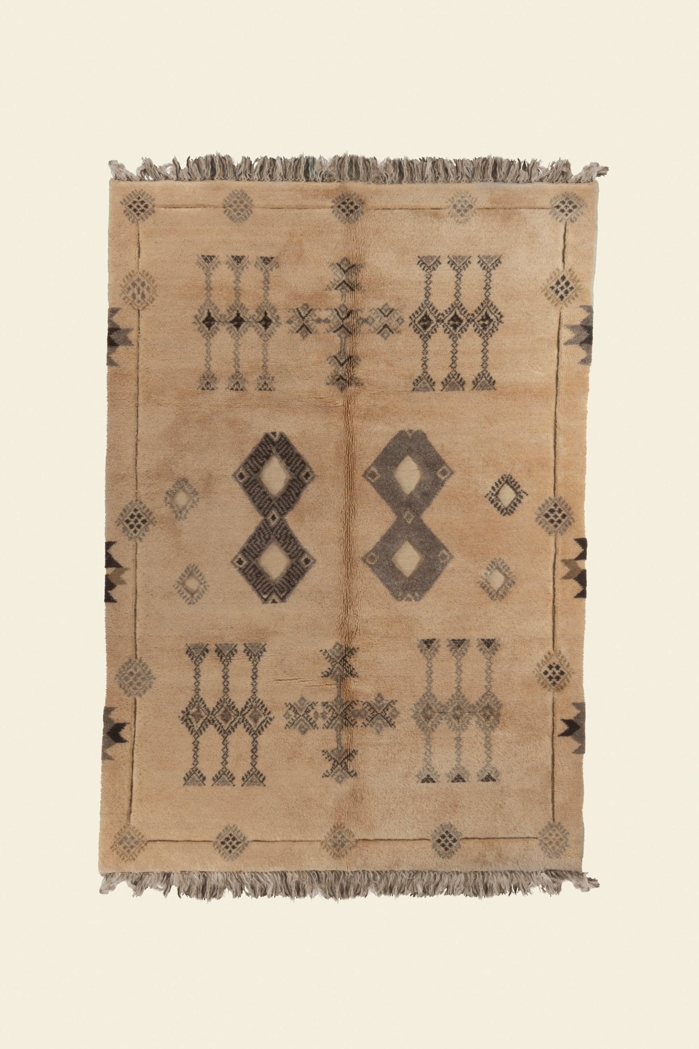 Vintage Beni Mguild Berber Rug 6'46" x 9'48" - 197 cm x 289 cm (Wool) - Dar Bouchaib Marrakech