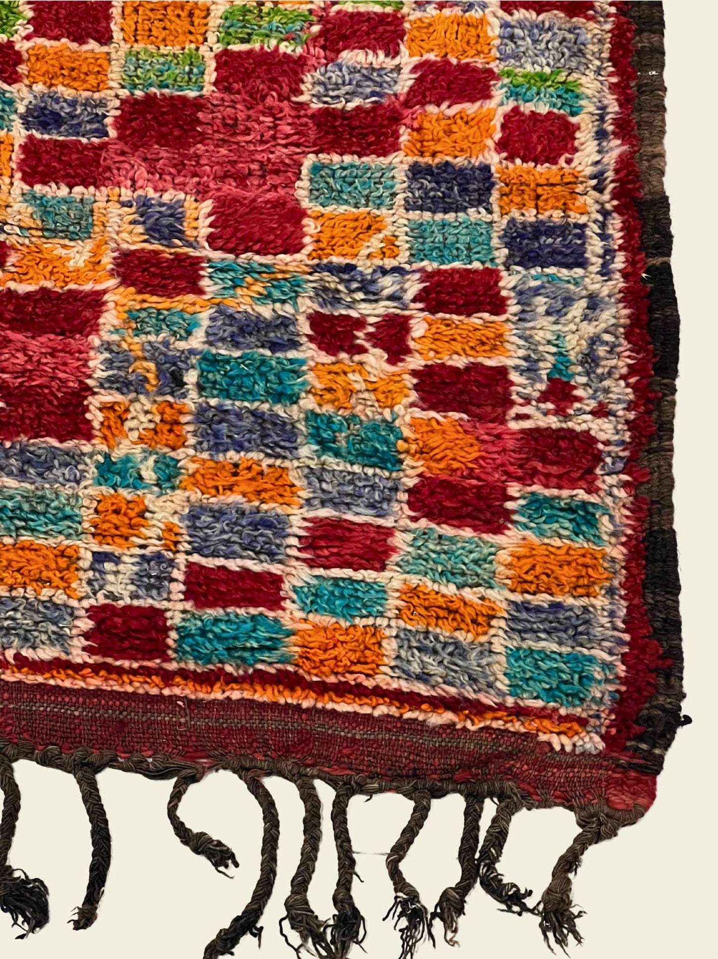 Vintage Beni Mguild Berber Rug 7'1" x 9'6" - 215 cm x 290 cm (Wool) - Dar Bouchaib Marrakech