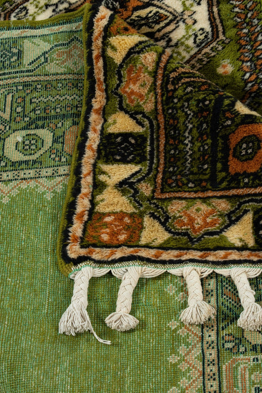 Vintage Rabat Moroccan Rug 6'26" x 9'61" - 191 cm x 293 cm (Wool) - Dar Bouchaib Marrakech
