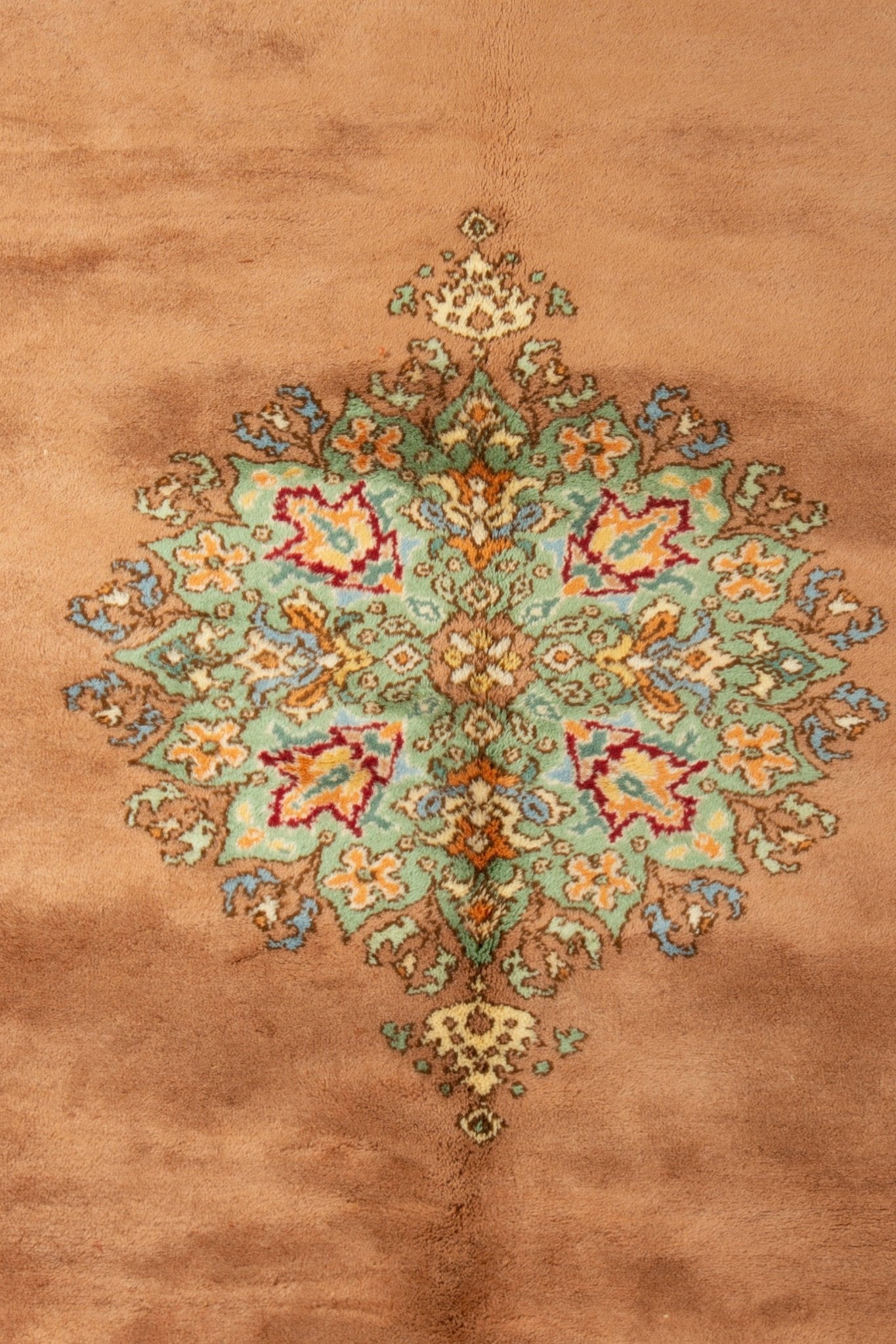 Vintage Rabat Moroccan Rug 6’33’’ x 9’51’’ - 193 cm x 290 cm (Wool) - Dar Bouchaib Marrakech