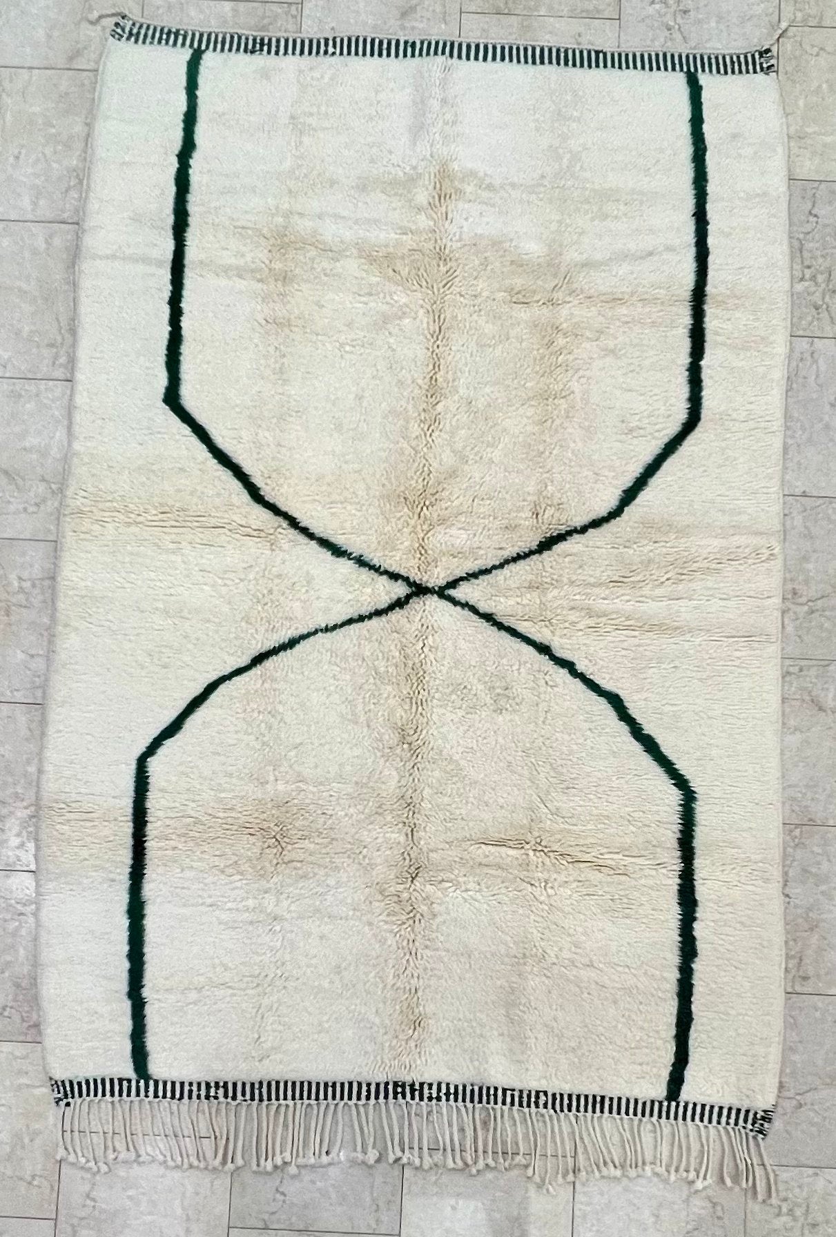 Contemporary Beni Mrirt Berber Rug 8'63" x 5'78" - 263 cm x 167 cm (Wool) - Dar Bouchaib Marrakech