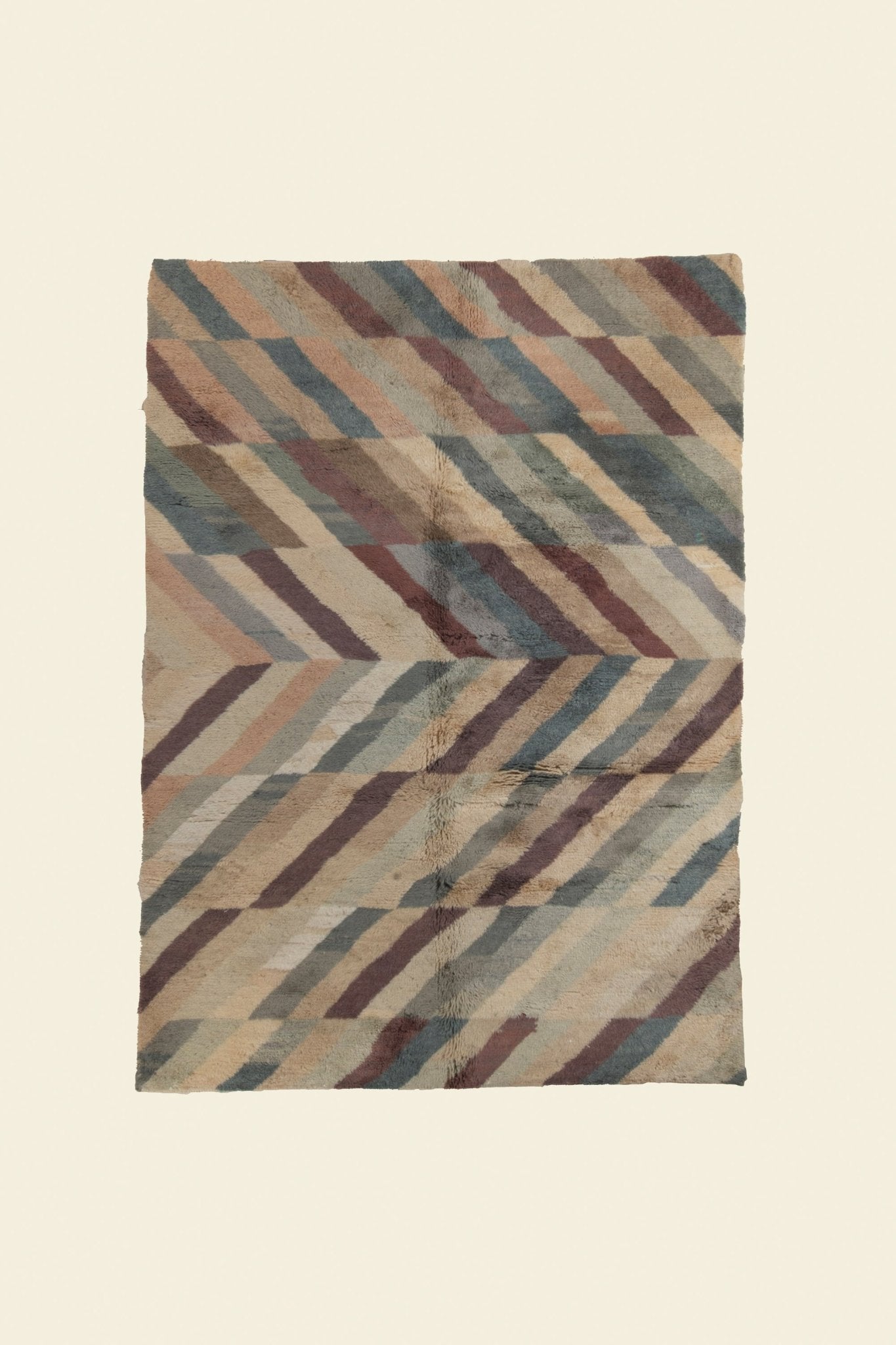Contemporary Beni Mrirt Berber Rug 5'31" x 7'38" - 162 cm x 225 cm (Wool) - Dar Bouchaib Marrakech