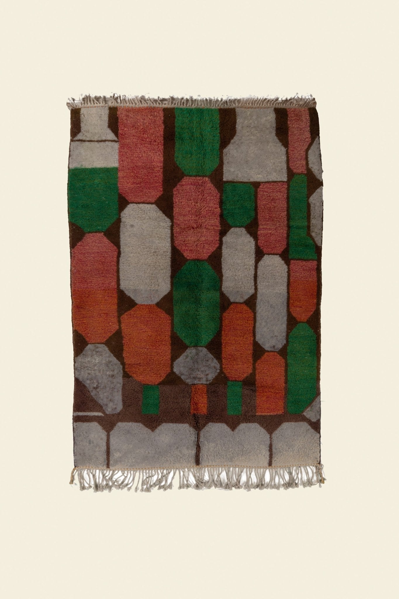 Contemporary Beni Mrirt Berber Rug 5'67" x 8'72" - 173 cm x 266 cm (Wool) - Dar Bouchaib Marrakech