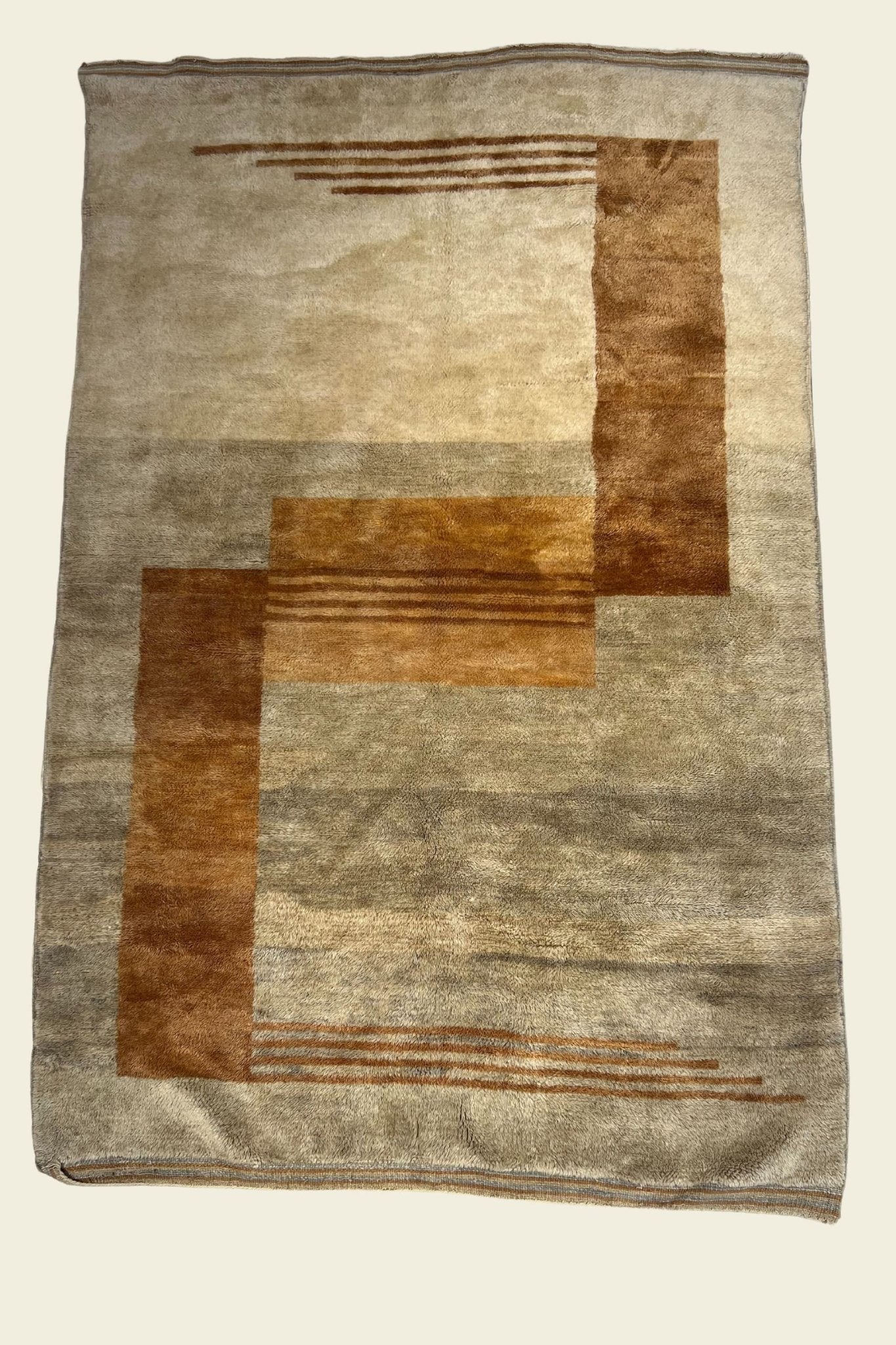 Contemporary Beni Mrirt Berber Rug 6'13" x 9'77" - 187 cm x 298 cm (Wool) - Dar Bouchaib Marrakech