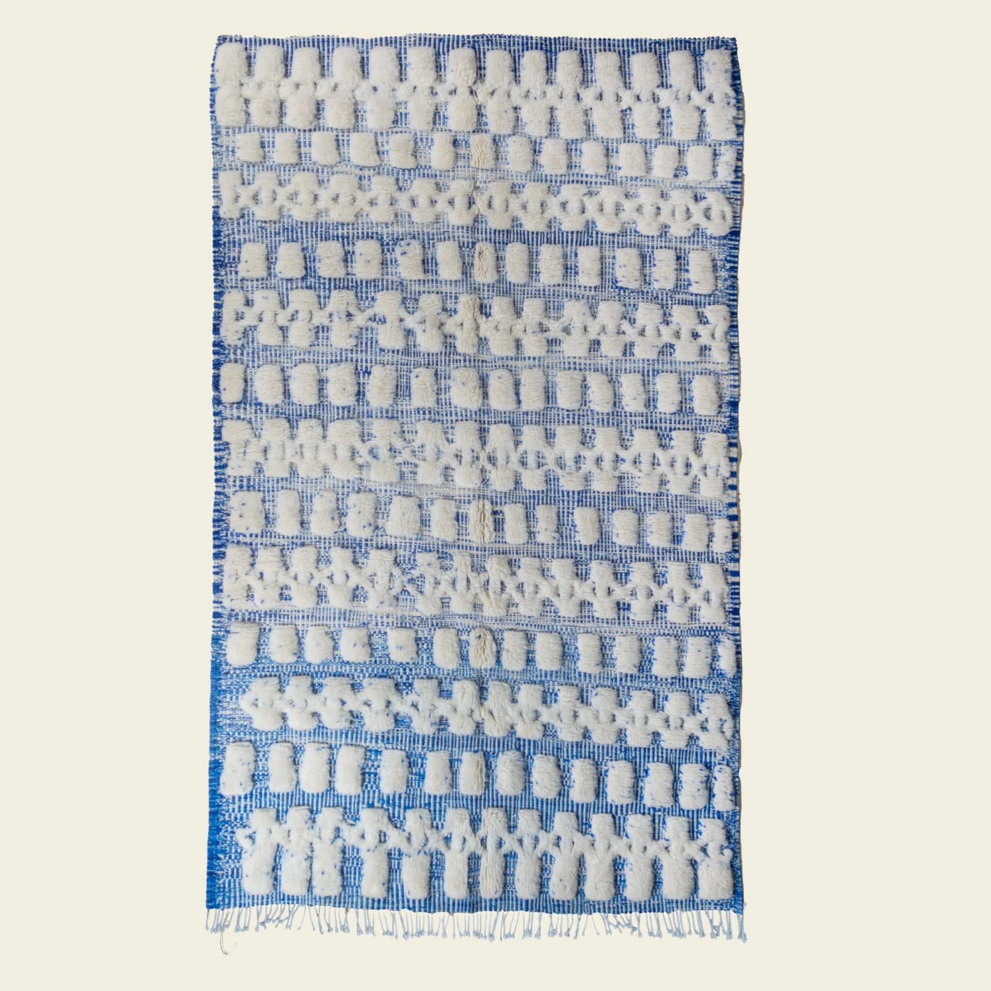 Contemporary Beni Mrirt Berber Rug 6'33" x 10'49" - 193 cm x 320 cm (Wool) - Dar Bouchaib Marrakech