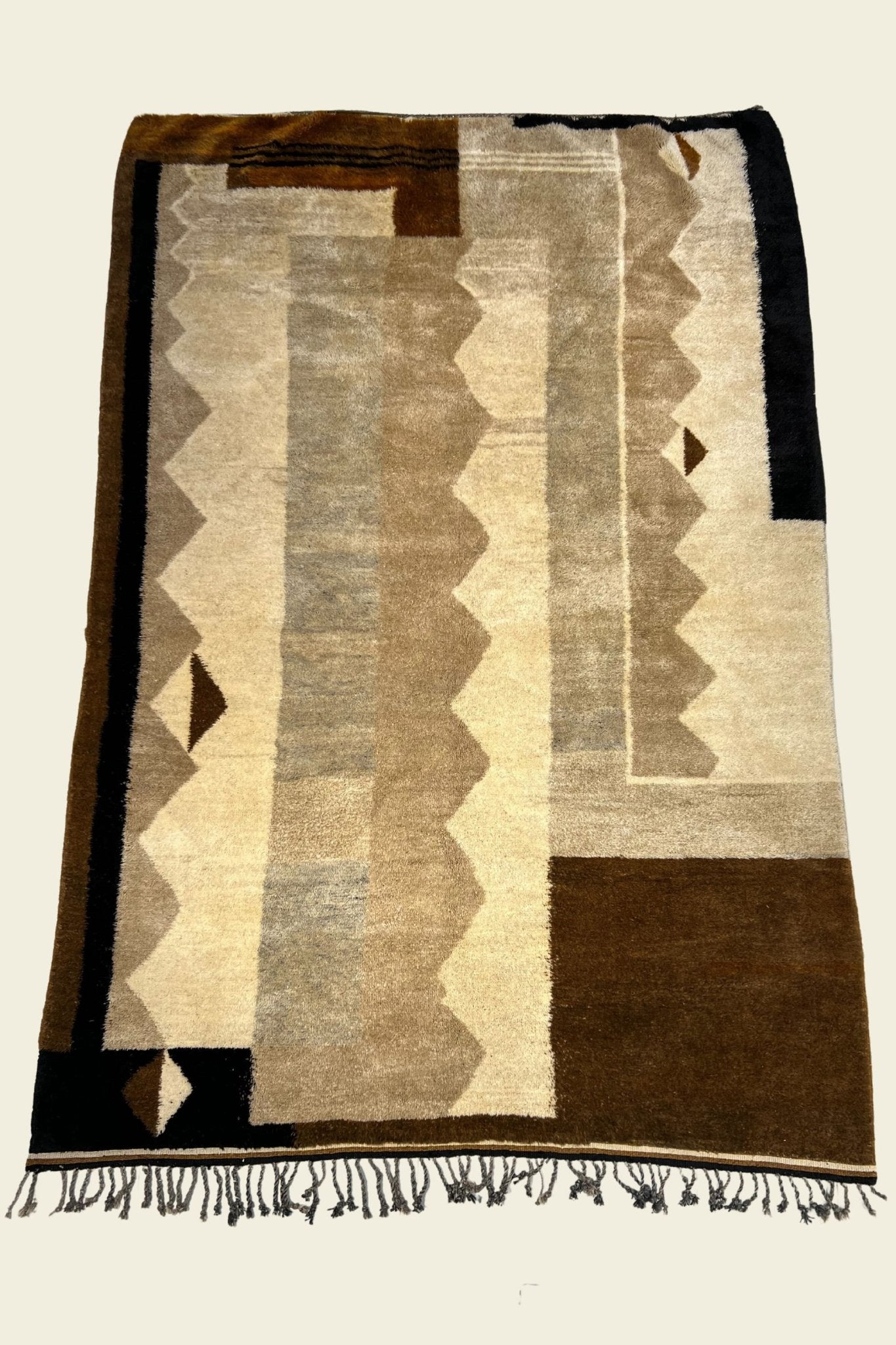 Contemporary Beni Mrirt Berber Rug 6'59" x 9'64" - 201 cm x 294 cm (Wool) - Dar Bouchaib Marrakech