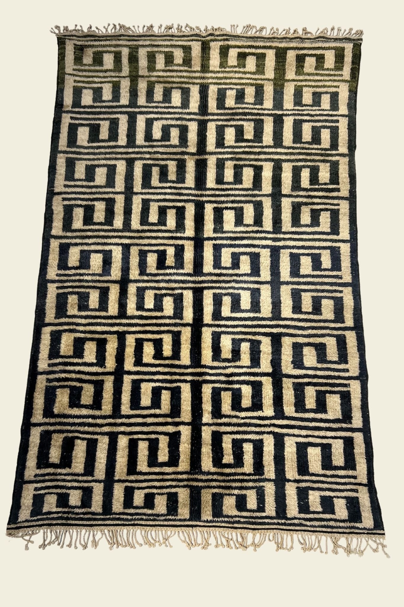 Contemporary Beni Mrirt Berber Rug 6'79" x 9'35" - 207 cm x 285 cm (Wool) - Dar Bouchaib Marrakech