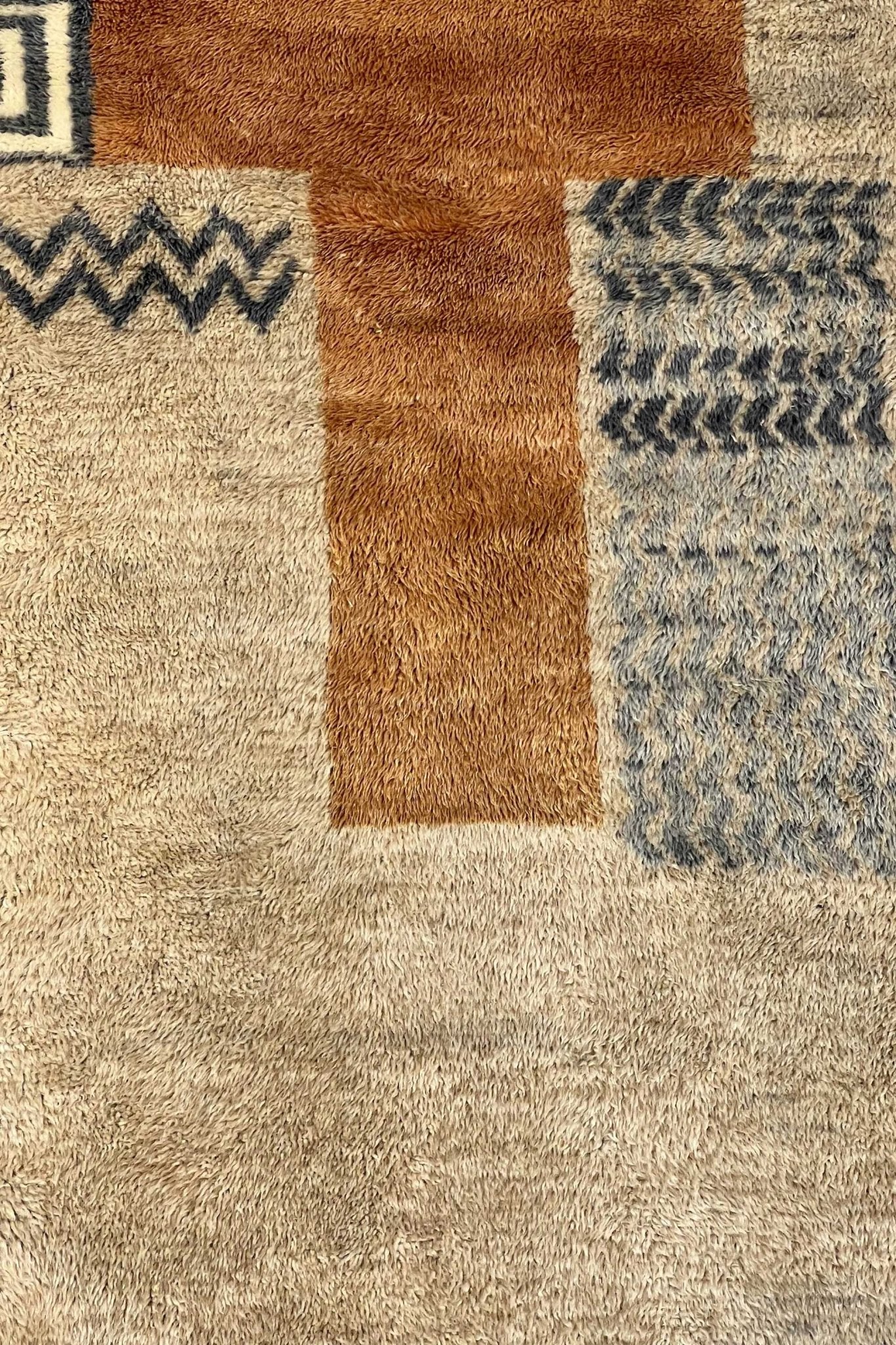 Contemporary Beni Mrirt Berber Rug 6'85" x 10'49" - 209 cm x 320 cm (Wool) - Dar Bouchaib Marrakech