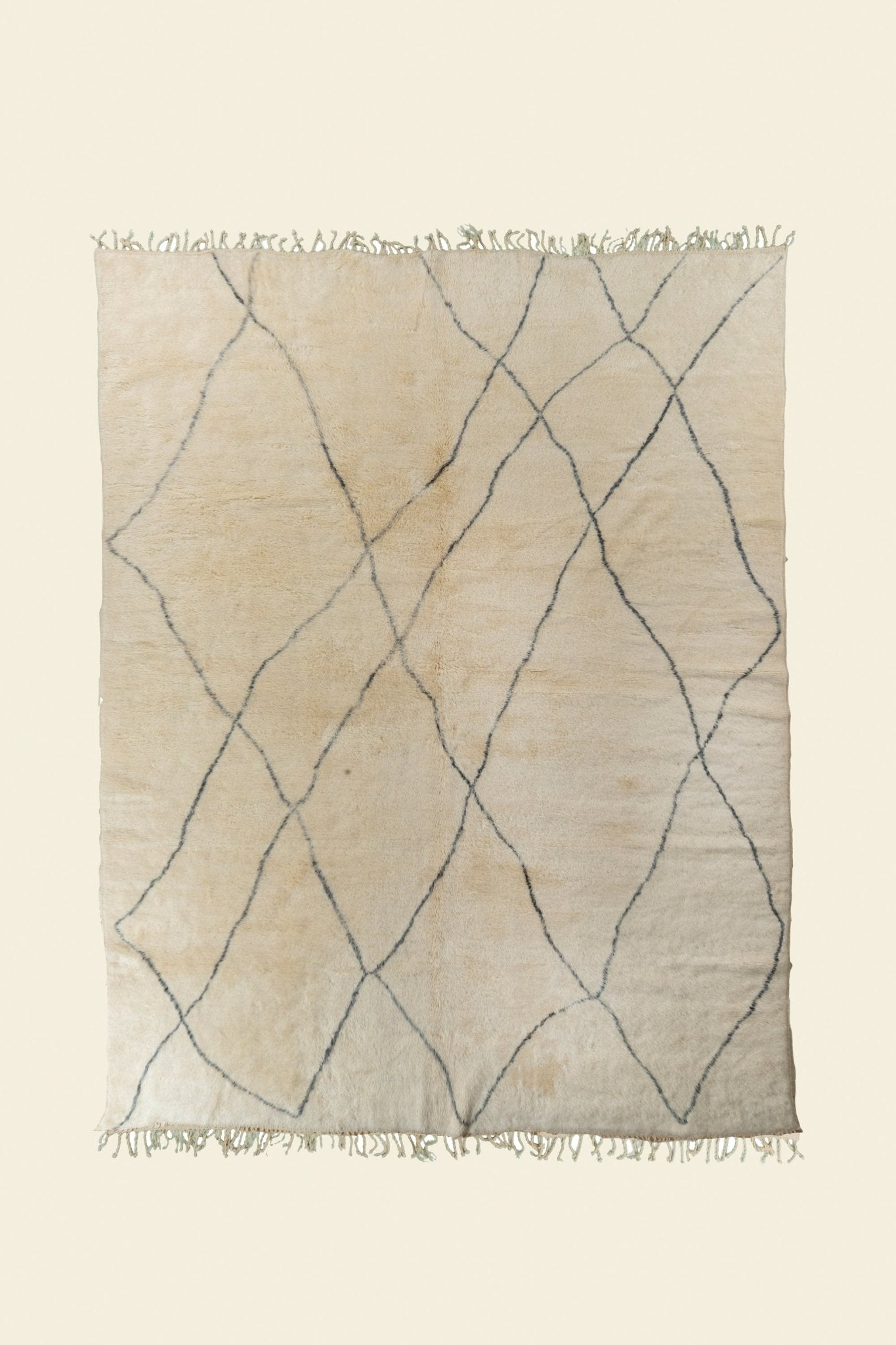 Contemporary Beni Mrirt Berber Rug 8'89" x 10'82" - 271 cm x 330 cm (Wool) - Dar Bouchaib Marrakech