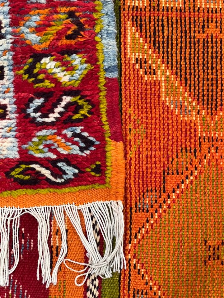 Moroccan custom rug from Glawa, Wool and Thread, 256cm x 244cm or 8.40ft x 8.00ft - Dar Bouchaib Marrakech