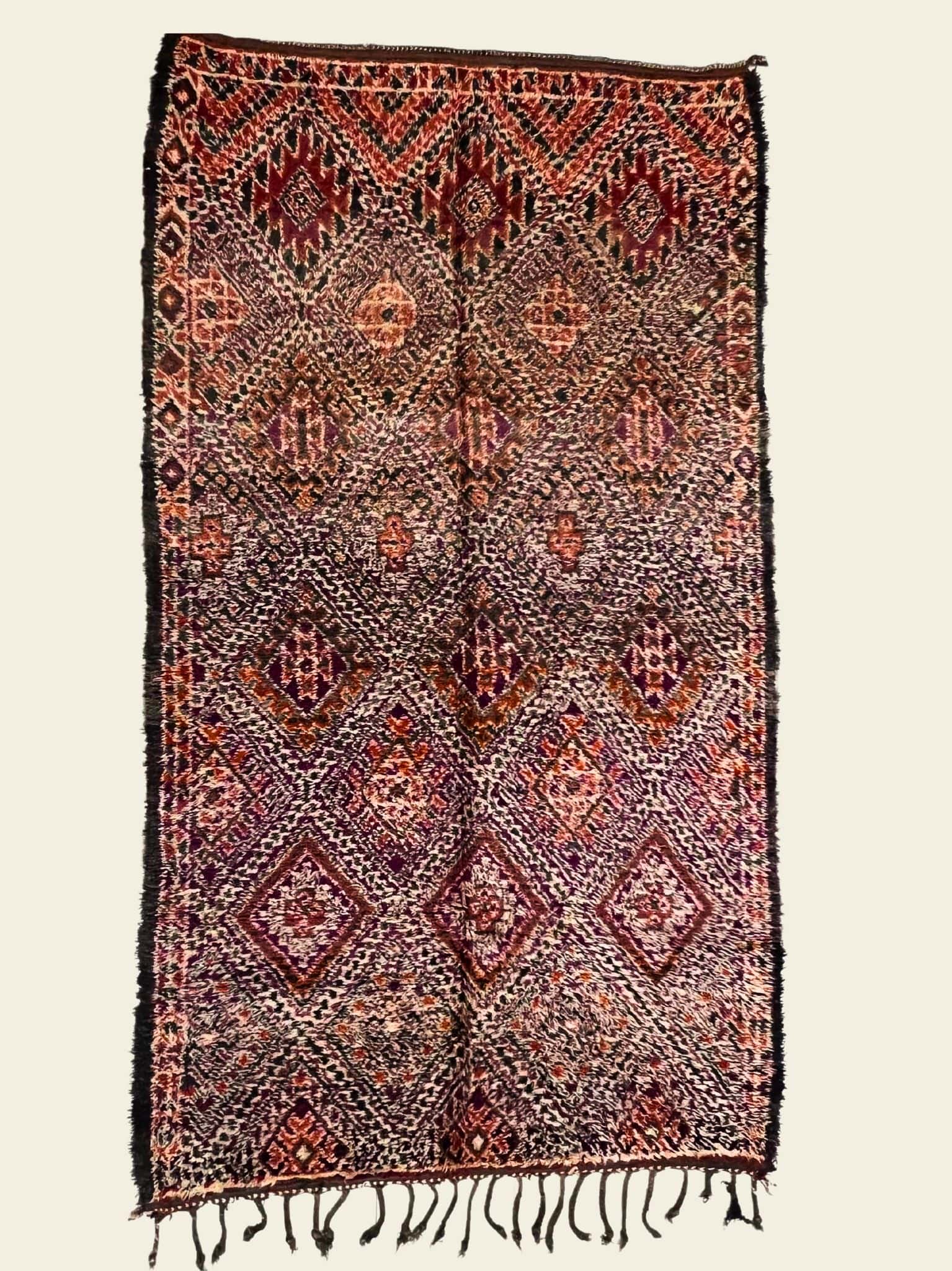 Vintage Beni Mguild Rug 6'1" x 10'09" - 185 cm x 328 cm (Wool) - Dar Bouchaib Marrakech