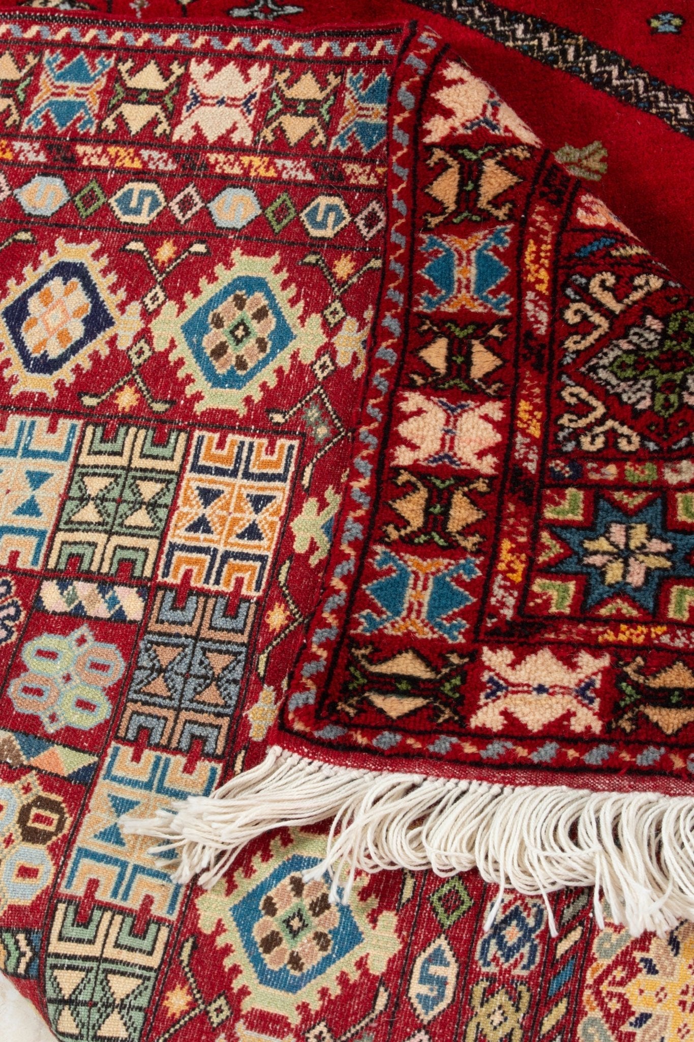 Vintage Rabat Moroccan Rug 6’79’’ x 9'64" - 207 cm x 294 cm (Wool) - Dar Bouchaib Marrakech
